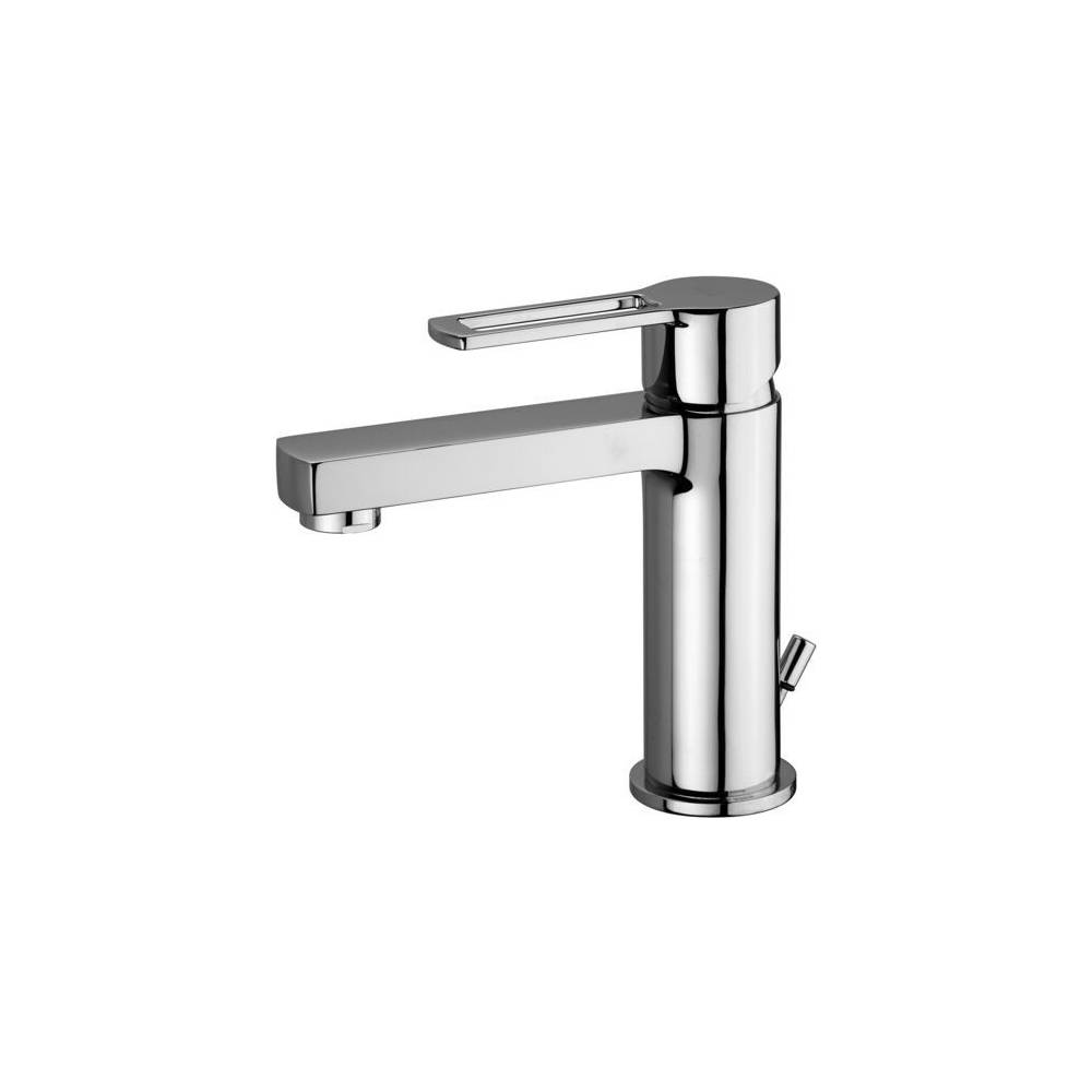 Miscelatore lavabo con scarico clic clak serie Ringo modello RIN071KCR cromo Paffoni by CeramicStore | Lo specialista del tuo bagno