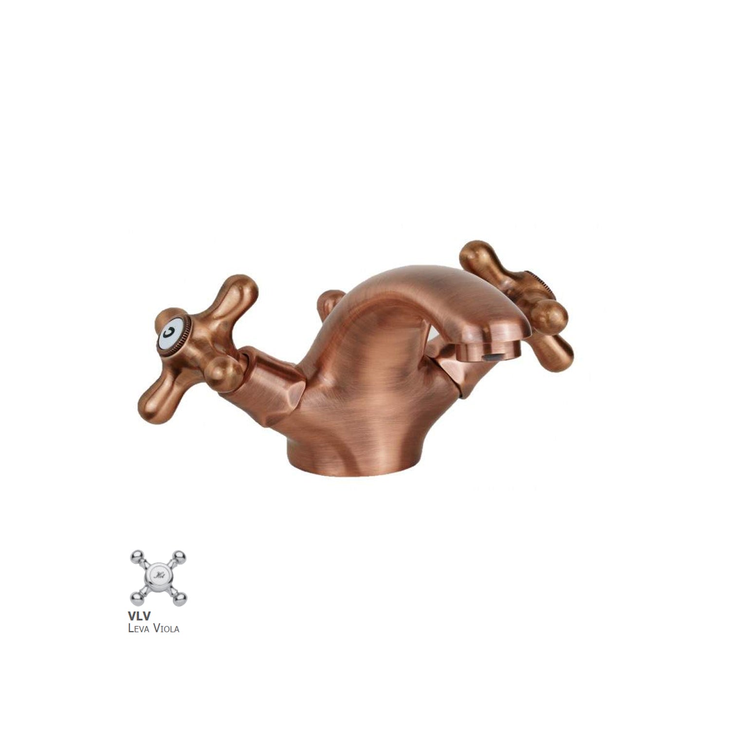 Monoforo lavabo con scarico automatico Paffoni serie Viola - Ramato by CeramicStore | Lo specialista del tuo bagno