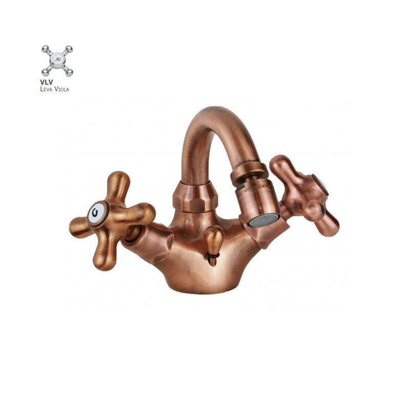 Monoforo bidet con canna orientabile e scarico automatico Paffoni serie Viola - Ramato by CeramicStore | Lo specialista del tuo bagno
