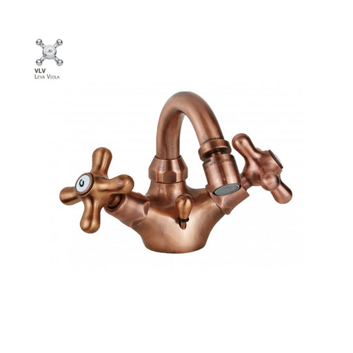 Monoforo bidet con canna orientabile e scarico automatico Paffoni serie Viola - Ramato by CeramicStore | Lo specialista del tuo bagno