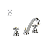 Batteria lavabo a 3 fori con scarico automatico Paffoni serie Viola - Cromo/Gold finish by CeramicStore | Lo specialista del tuo bagno