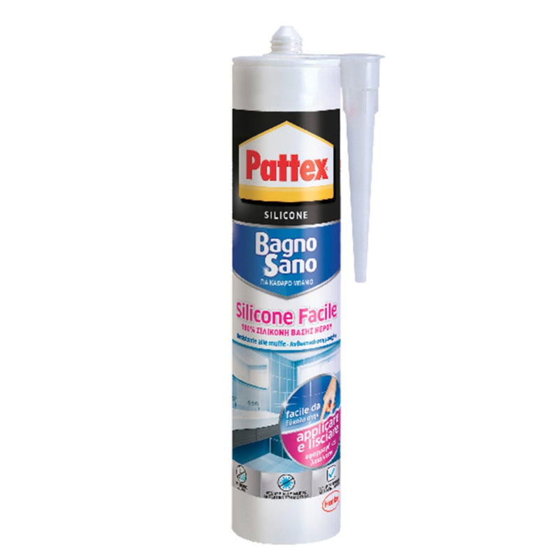 Silicone trasparente 'Bagno Sano Rapido' Pattex ml 300- pronto in 2 ore by CeramicStore | Lo specialista del tuo bagno
