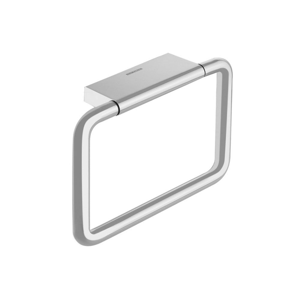 Porta asciugamani sospeso in ottone della collezione 'Project' by Cosmic 15 cm - Cromato by CeramicStore | Lo specialista del tuo bagno