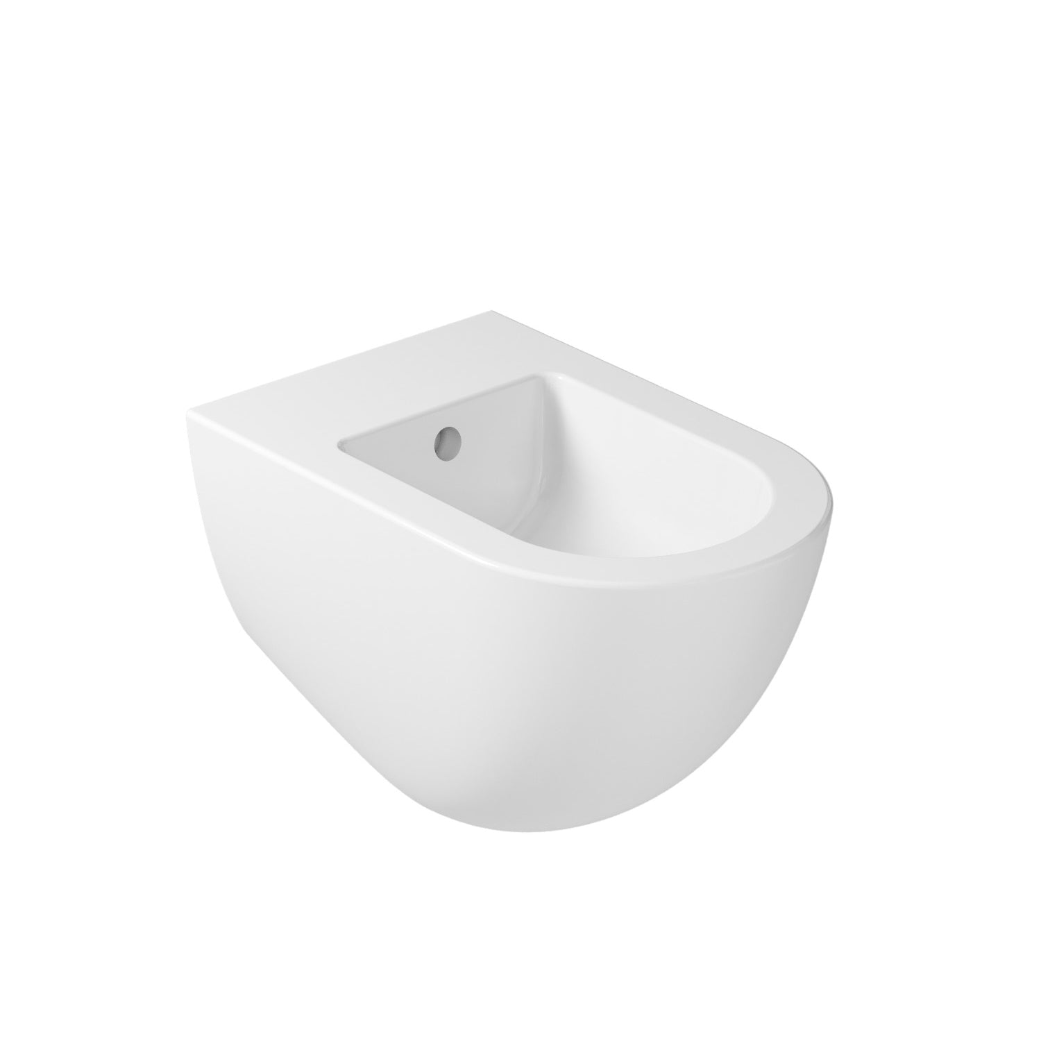 Coppia di Sanitari Sospesi 56x36 cm serie Dream di Ceramica Galassia con sedile slim soft close