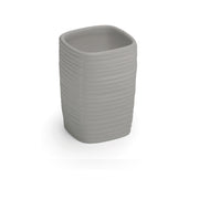 Portaspazzolini in ceramica Gedy serie Kelly - Grigio