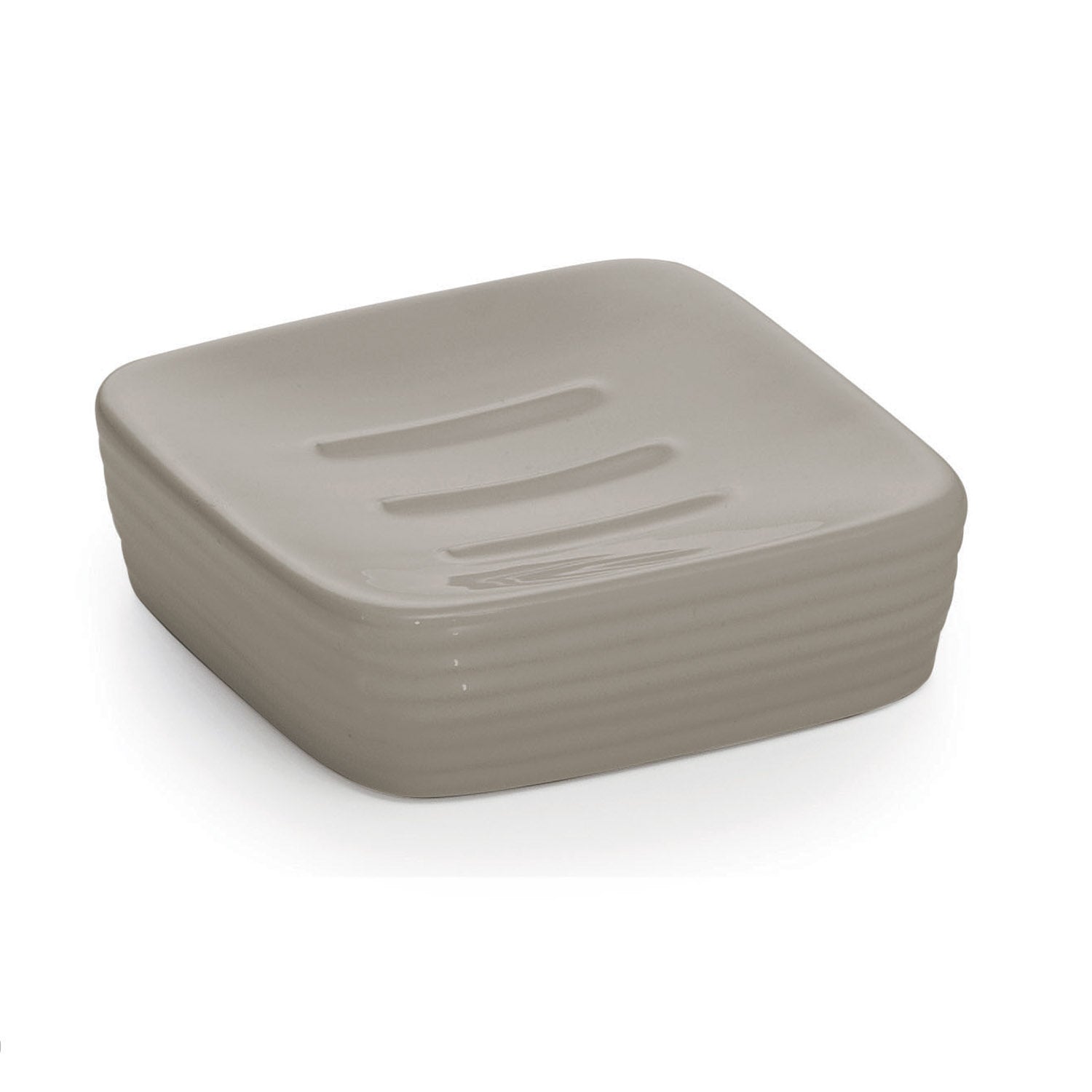 Portasapone in ceramica Gedy serie Kelly - Tortora Chiaro