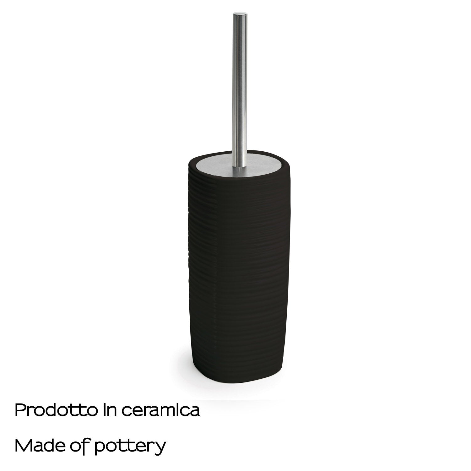 Scopino in ceramica Gedy serie Kelly - Nero by CeramicStore | Lo specialista del tuo bagno