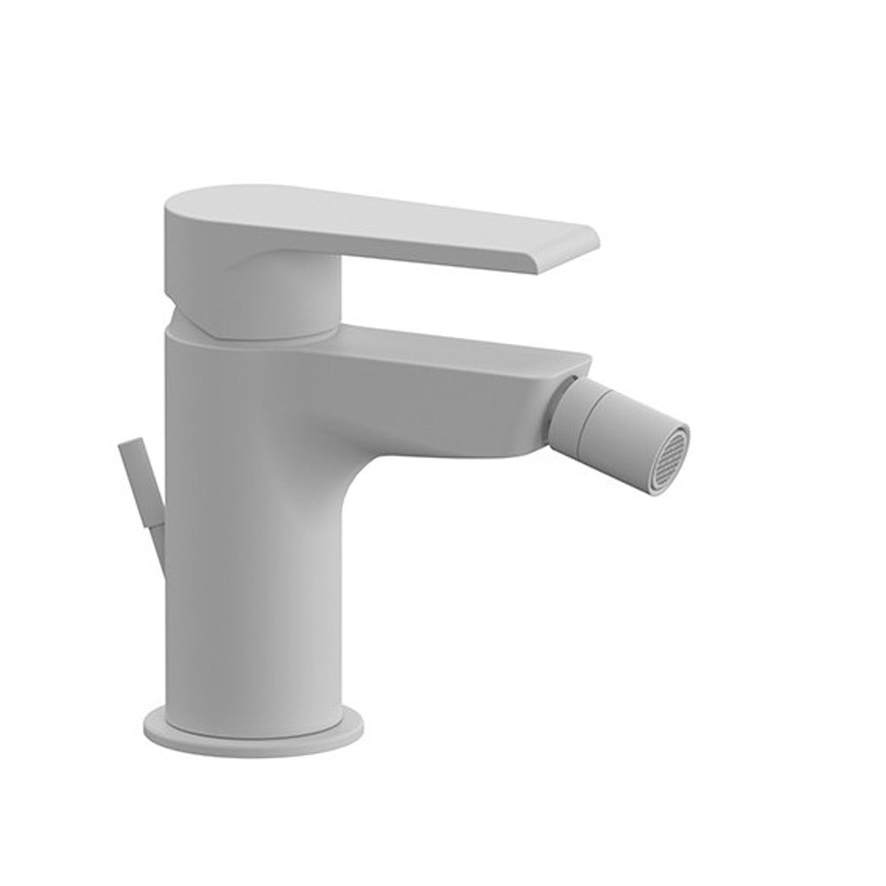 Kit miscelatori lavabo e bidet Rubinetterie Mariani linea Artic Bianco Opaco con scarico by CeramicStore | Lo specialista del tuo bagno