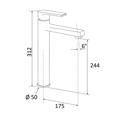 Kit miscelatori lavabo alto e bidet Rubinetterie Mariani linea Artic Bianco Opaco by CeramicStore | Lo specialista del tuo bagno
