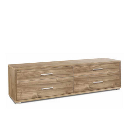 Mobile Basso da Soggiorno con 4 cassetti finitura Struttura Noce Stelvio / Finitura Frontale Noce Stelvio by Sarmog by CeramicStore | Lo specialista del tuo bagno