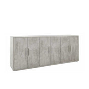 Mobile Basso da Soggiorno con 6 Ante finitura Struttura Cemento / Finitura Frontale Cemento by Sarmog by CeramicStore | Lo specialista del tuo bagno