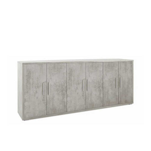 Mobile Basso da Soggiorno con 6 Ante finitura Struttura Cemento / Finitura Frontale Cemento by Sarmog by CeramicStore | Lo specialista del tuo bagno