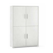 Mobile Armadio a 4 Ante e 4 ripiani finitura Struttura Ossido Bianco / Finitura Frontale Ossido Bianco by Sarmog by CeramicStore | Lo specialista del tuo bagno