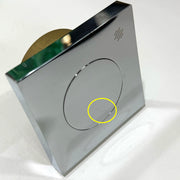 Versione outlet - Pulsante quadro in finitura cromo compatibile con le batterie di scarico Catis