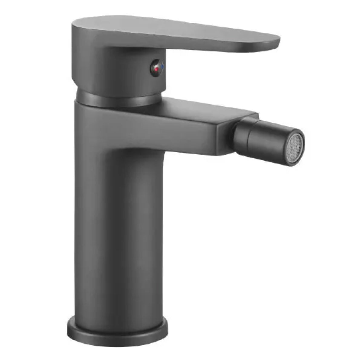 Kit rubinetteria lavabo e bidet RubiFlux serie Pink 2.0 - Nero Opaco