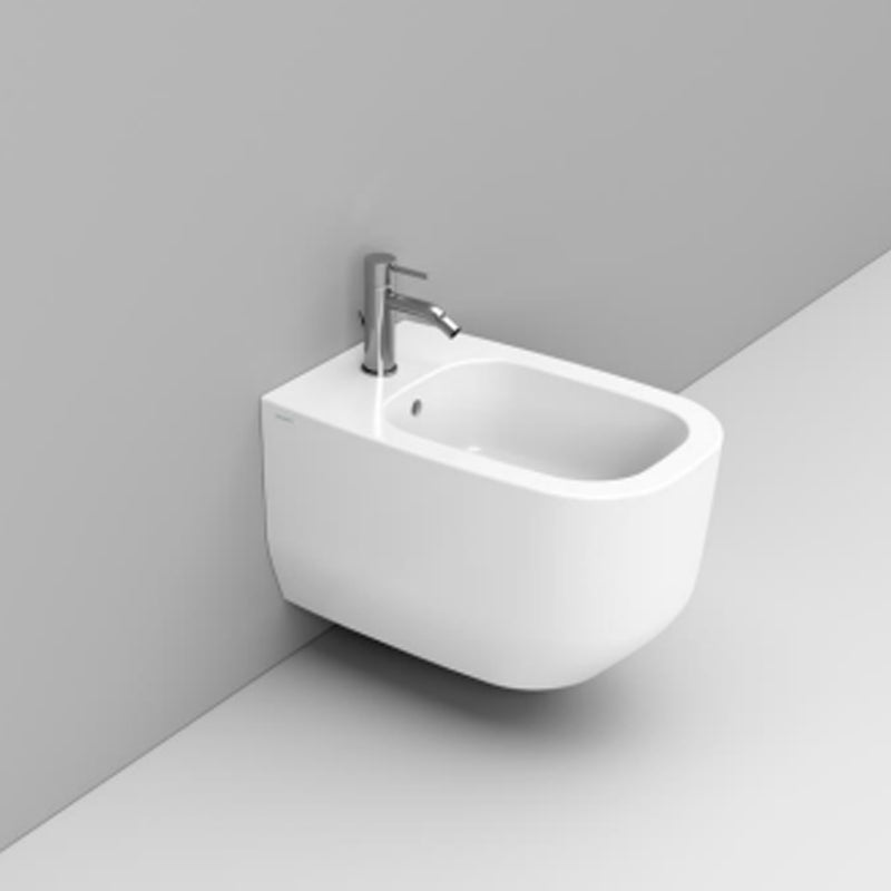 Coppia sanitari sospesi Ceramica Dolomite modello Alba 56x36 cm con sedile Softclose