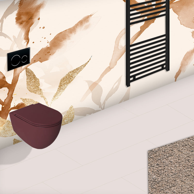 Vaso sospeso Rimless BathCore serie Infinity 53x36