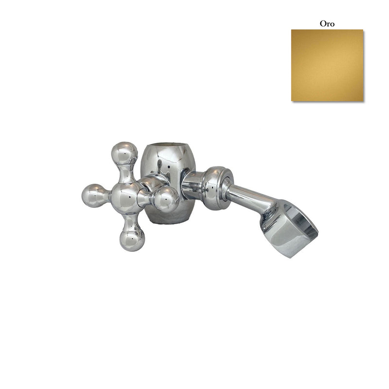 Appendidoccia scorrevole in ottone per colonna doccia oro by CeramicStore | Lo specialista del tuo bagno