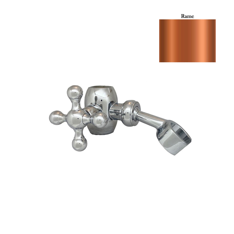 Appendidoccia scorrevole in ottone per colonna doccia bronzo by CeramicStore | Lo specialista del tuo bagno