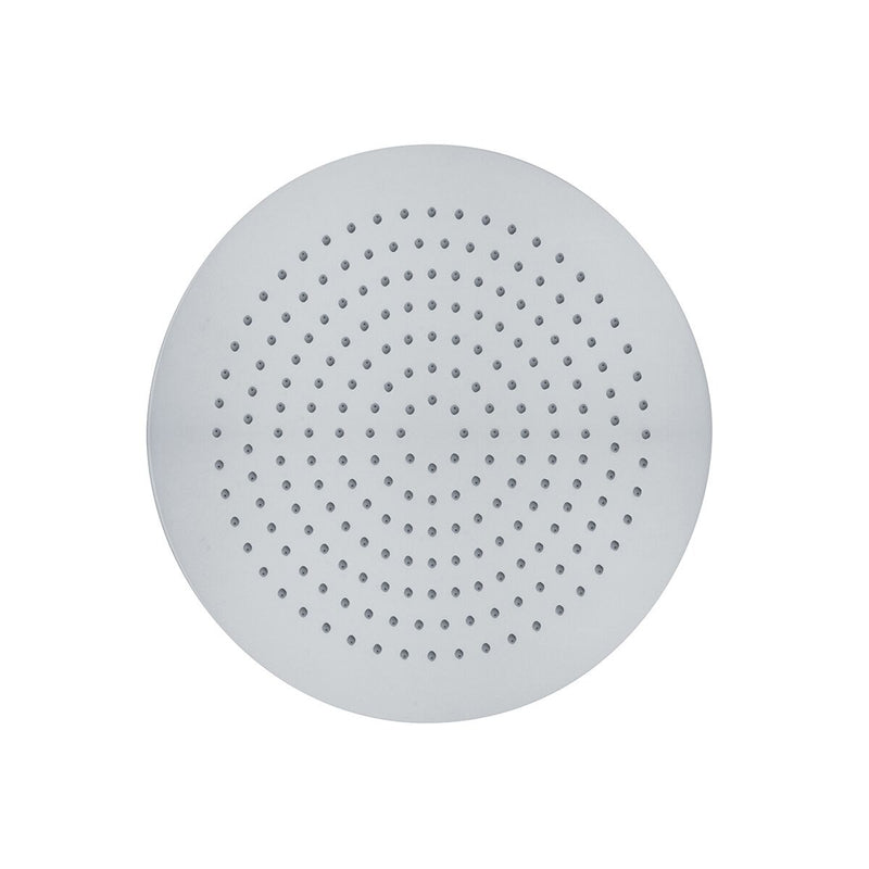 Soffione tondo Vienna 25cm in acciaio spazzolato con anticalcare by CeramicStore | Lo specialista del tuo bagno