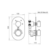 Termostatico doccia incasso 4 vie in ottone by CeramicStore | Lo specialista del tuo bagno