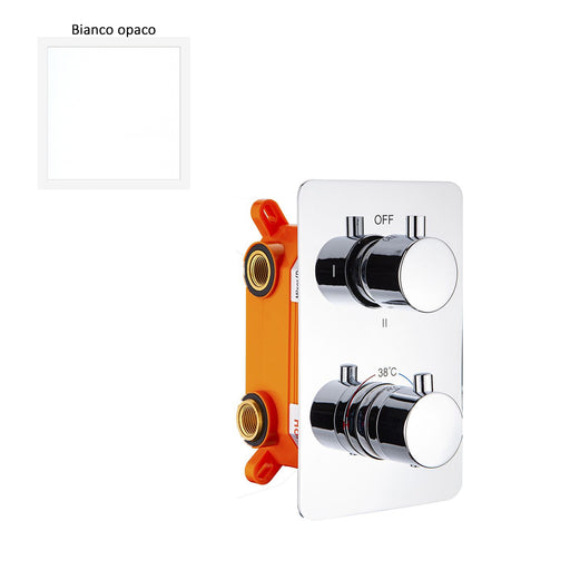 Termostatico doccia incasso 3 vie con easy box bianco opaco by CeramicStore | Lo specialista del tuo bagno