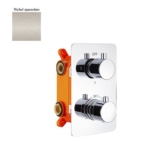 Termostatico doccia incasso 3 vie con easy box nichel by CeramicStore | Lo specialista del tuo bagno