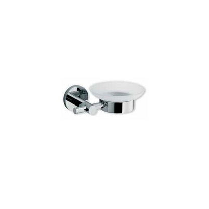 Portasapone serie Arte con attacco singolo in ottone cromo by CeramicStore | Lo specialista del tuo bagno