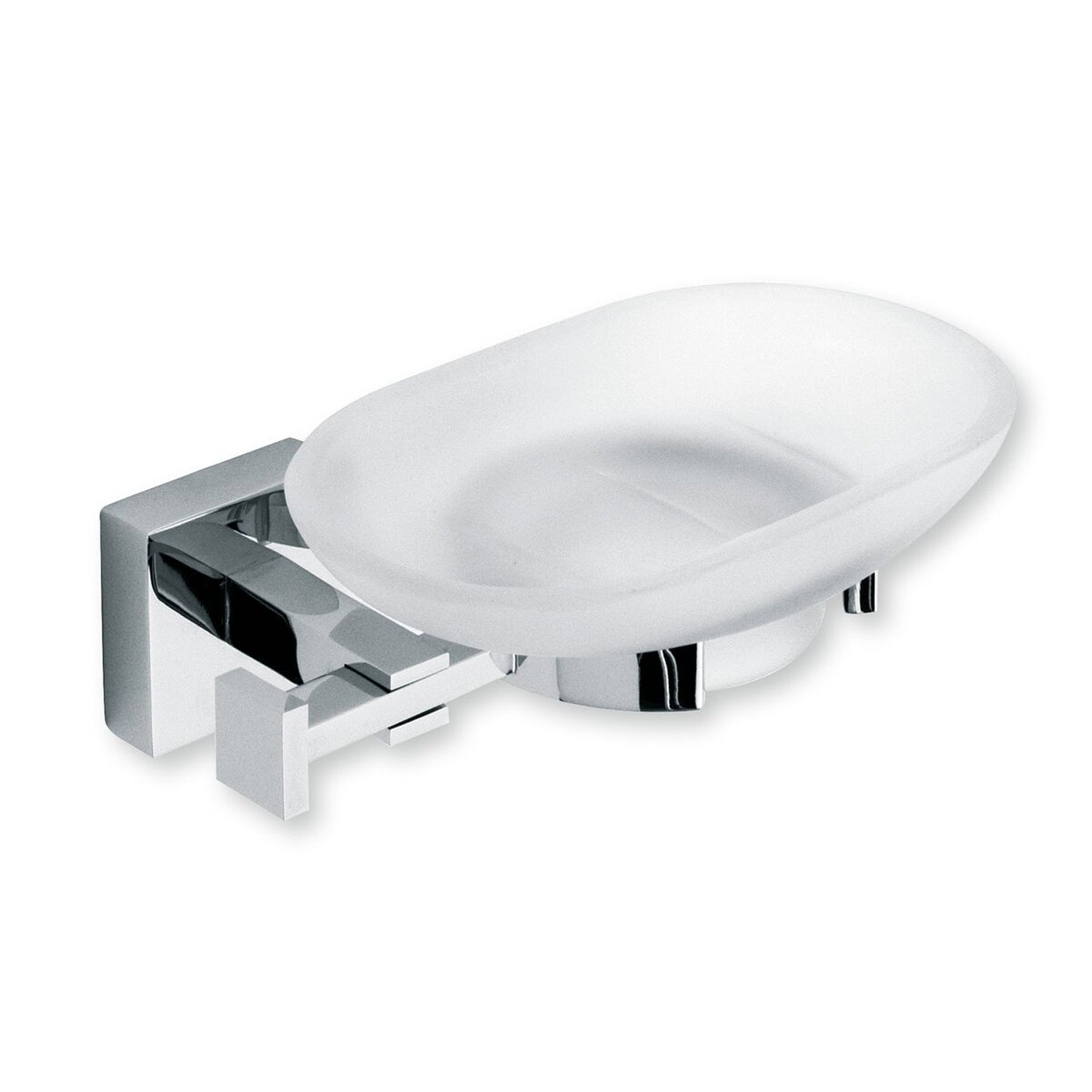 Portasapone serie Glamour con attacco singolo in ottone cromo by CeramicStore | Lo specialista del tuo bagno