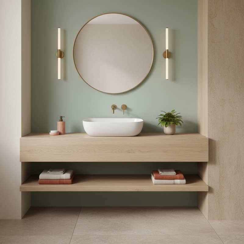 Ceramic Globo countertop sink, glossy white color. Model T-EDGE 60X38 cm
