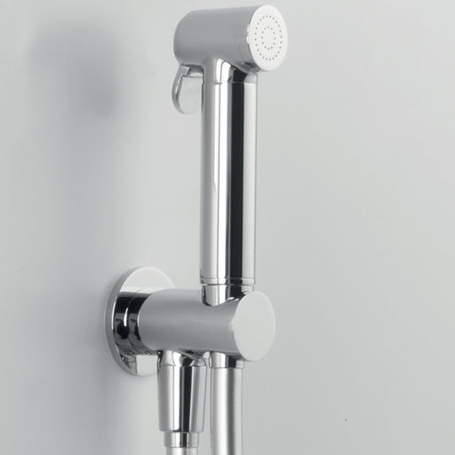 Idroscopino con doccetta tonda in ottone cromato e flessibile in pvc da 120 cm ARES by CeramicStore | Lo specialista del tuo bagno