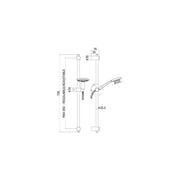 Kit Saliscendi doccia con miscelatore doccia a incasso e presa acqua tonda a muro by CeramicStore | Lo specialista del tuo bagno