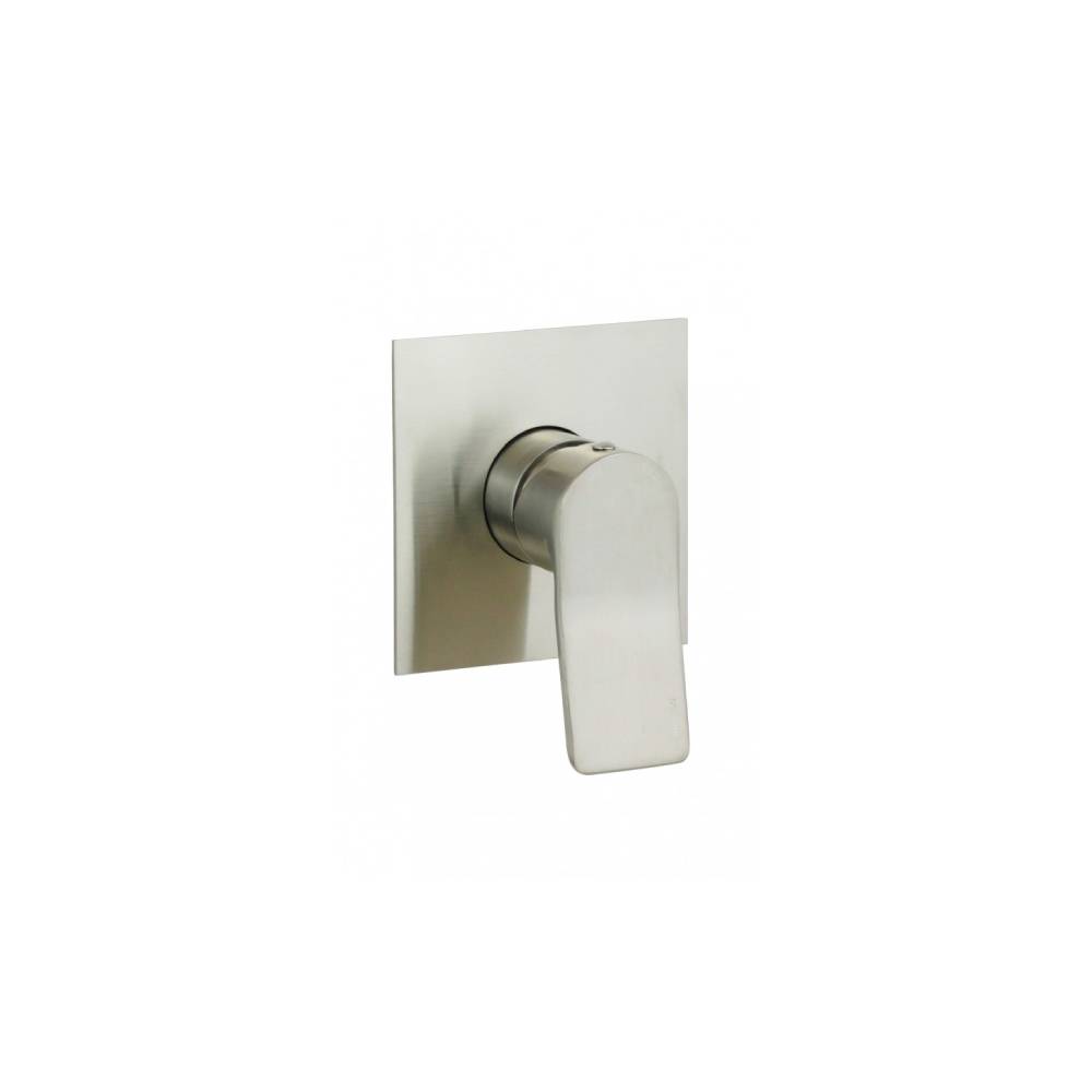 Miscelatore doccia incasso 1 uscita serie Tilt modello TI010ST/M con piastra in acciaio inox Paffoni by CeramicStore | Lo specialista del tuo bagno