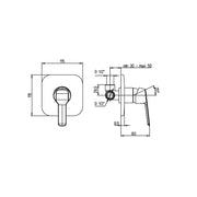 Set di Rubinetti Doccia, lavabo e Bidet con Piletta Click-Clack cromato collezione Bloom di Argo Rubinetterie by CeramicStore | Lo specialista del tuo bagno