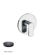 Miscelatore monocomando da incasso per doccia RubiFlux serie Dema - Nero Opaco by CeramicStore | Lo specialista del tuo bagno