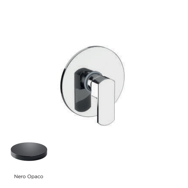Miscelatore monocomando da incasso per doccia RubiFlux serie Dema - Nero Opaco by CeramicStore | Lo specialista del tuo bagno