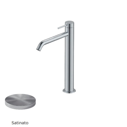 Miscelatore monocomando lavabo alto RubiFlux serie Regal - Satinato by CeramicStore | Lo specialista del tuo bagno