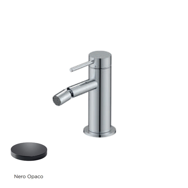 Miscelatore monocomando bidet con scarico RubiFlux serie Regal - Nero Opaco by CeramicStore | Lo specialista del tuo bagno