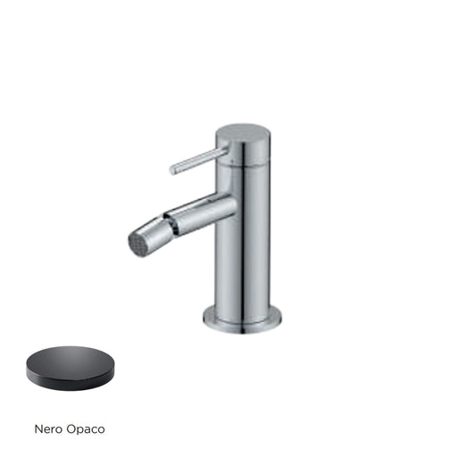 Miscelatore monocomando bidet con scarico RubiFlux serie Regal - Nero Opaco by CeramicStore | Lo specialista del tuo bagno