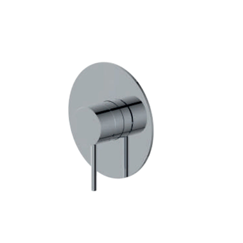 Mezclador monomando empotrado para ducha RubiFlux serie Regal - Cromo