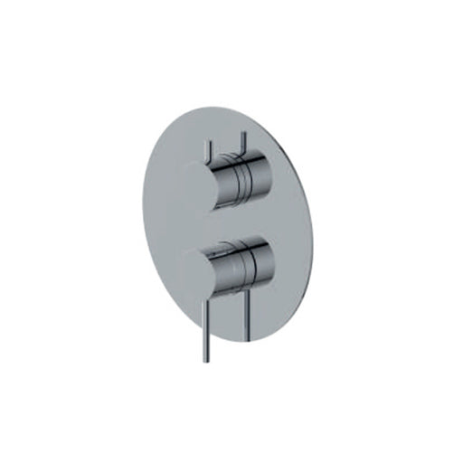 Miscelatore monocomando da incasso per doccia con deviatore RubiFlux serie Regal - Cromo by CeramicStore | Lo specialista del tuo bagno