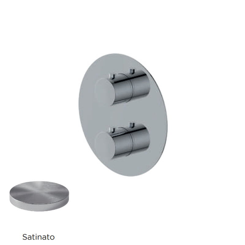 Miscelatore monocomando incasso termostatico con deviatore RubiFlux serie Regal - Satinato by CeramicStore | Lo specialista del tuo bagno