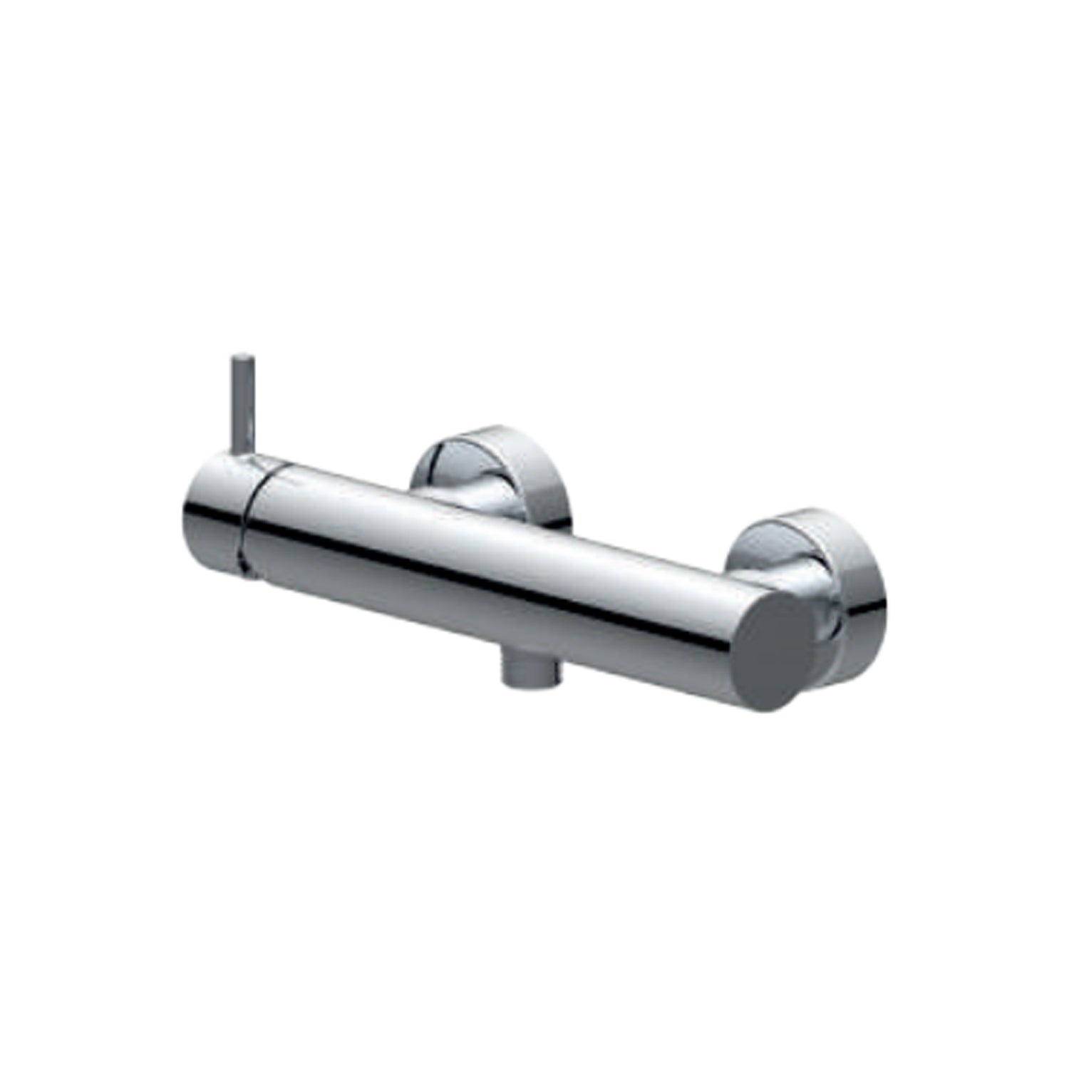Miscelatore monocomando esterno per doccia RubiFlux serie Regal - Cromo by CeramicStore | Lo specialista del tuo bagno