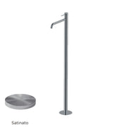 Miscelatore monocomando lavabo freestanding RubiFlux serie Regal - Satinato by CeramicStore | Lo specialista del tuo bagno
