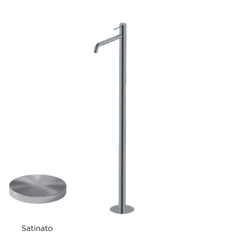 Miscelatore monocomando lavabo freestanding RubiFlux serie Regal - Satinato by CeramicStore | Lo specialista del tuo bagno