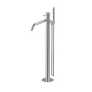 Miscelatore monocomando per vasca centro stanza con kit doccino RubiFlux serie Regal - Cromo by CeramicStore | Lo specialista del tuo bagno