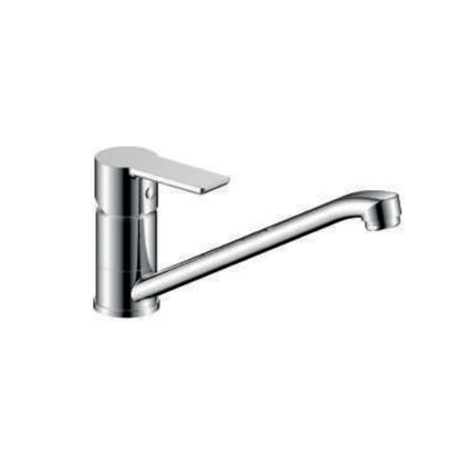 Miscelatore monocomando lavello a canna bassa RubiFlux serie Kyros - Cromo by CeramicStore | Lo specialista del tuo bagno
