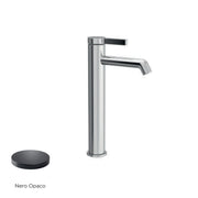 Miscelatore monocomando lavabo alto RubiFlux serie Tundra - Nero Opaco by CeramicStore | Lo specialista del tuo bagno