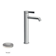 Miscelatore monocomando lavabo alto RubiFlux serie Tundra - Nickel by CeramicStore | Lo specialista del tuo bagno