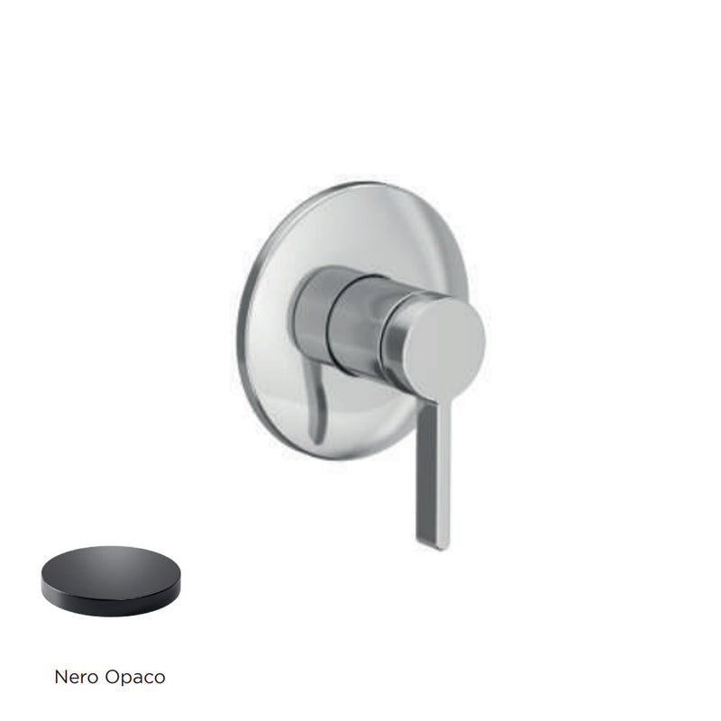 Miscelatore monocomando da incasso per doccia RubiFlux serie Tundra - Nero Opaco by CeramicStore | Lo specialista del tuo bagno